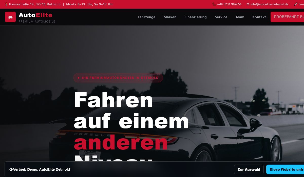 Vorschau AutoElite Detmold