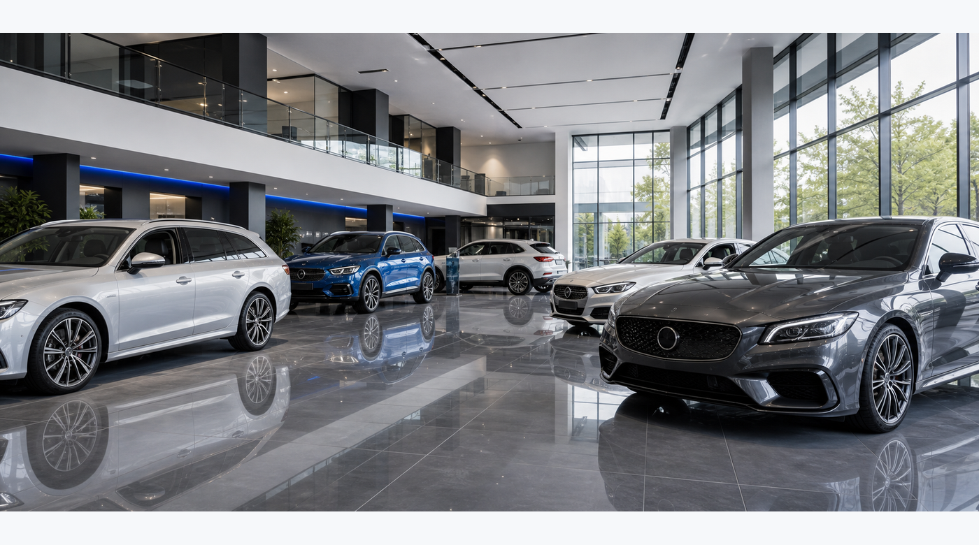 Vorschau einer Autohaus Website