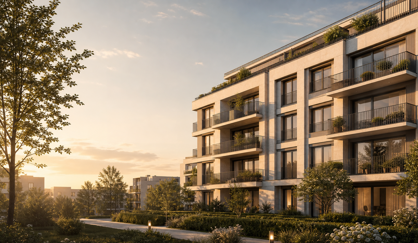 Vorschau der Neubau Immobilien Projekt Website